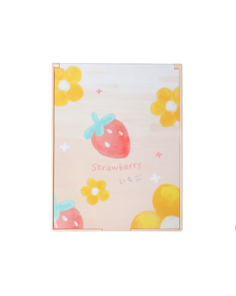 Stroberi Fruit Square Mirror