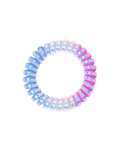 Stroberi Metallic Cable Mix Color Hair Tie