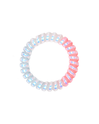 Stroberi Metallic Cable Mix Color Hair Tie