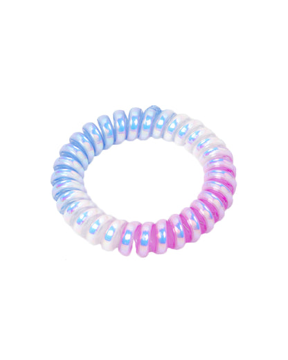 Stroberi Metallic Cable Mix Color Hair Tie