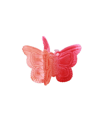 Stroberi Mini Butterfly Rainbow Hair Clip
