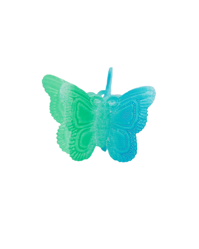 Stroberi Mini Butterfly Rainbow Hair Clip