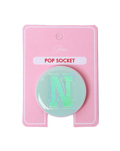 Stroberi Metallic Alphabet Popsocket -2