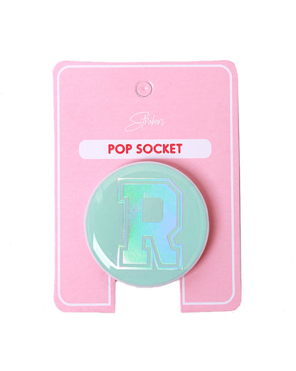 Stroberi Metallic Alphabet Popsocket -2