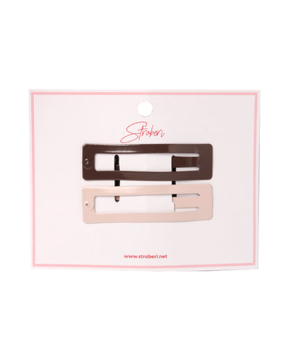 Stroberi Rectangle Thin Snap Clip