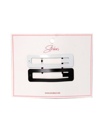 Stroberi Rectangle Thin Snap Clip