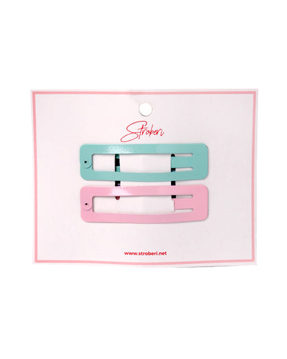 Stroberi Rectangle Thin Snap Clip