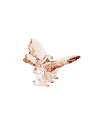 Stroberi Transparent Color Butterfly Hair Clip