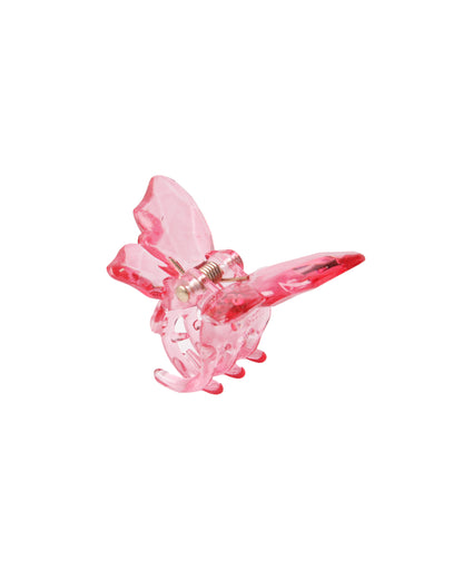 Stroberi Transparent Color Butterfly Hair Clip