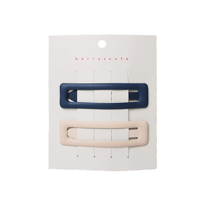 Stroberi Rectangle Doff Set Snap Clip