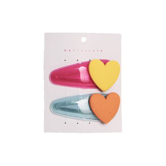 Stroberi Taper Love Hair Clip Set