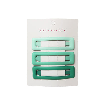 Stroberi Rectangle Doff Set Hair Clip