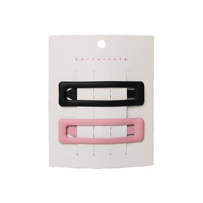 Stroberi Rectangle Doff Set Snap Clip