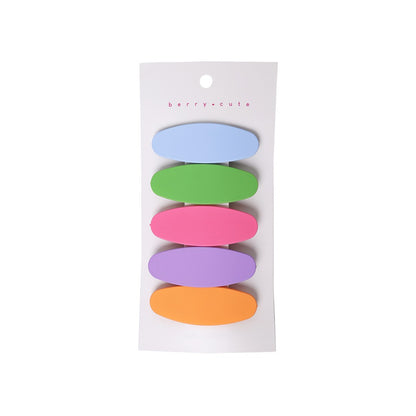 Stroberi Oval Colorful Snap Clip