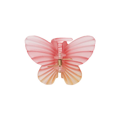 Stroberi Rainbow Color Butterfly & Flower Hair Clip