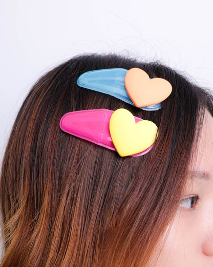 Stroberi Taper Love Hair Clip Set