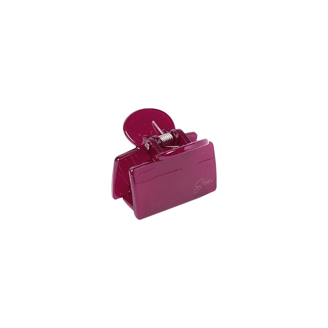 Stroberi Rectangle Glitter Hair Clip